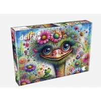 Ostrich and Friends 1000pc Jigsaw Puzzle (DE-25017)