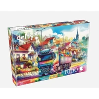Rolling Through Colors 1000pc Jigsaw Puzzle (DE-25022)