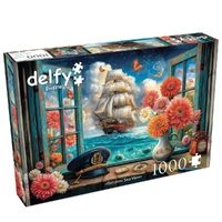 Window Sea View 1000pc Jigsaw Puzzle (DE-26028)