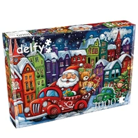 Santa's Holiday Drive 1000pc Jigsaw Puzzle (DE-26047)