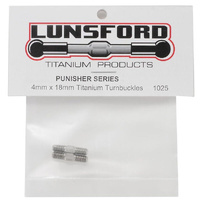  Turnbuckle 4mm x 18mm (2) ( LNS-1025)