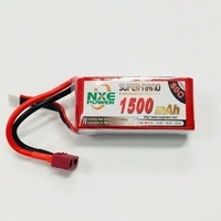 7.4v 1500mah 30c Soft Case w/Deans (NXE1500sc302sdean)