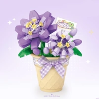 Micro Bricks Flower Pots Lilies (8837)