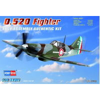  French D.520 Fighter Plastic Model Kit 1:72 80237