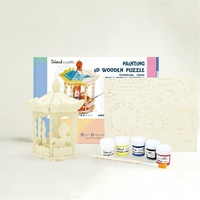 Painting 3D Wooden Carousel (ROBPC262)