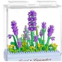 Preserved Fresh Flower - Lavender Mini Bricks 239pcs KC02085