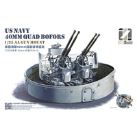 1:35 US Navy 40mm Quadruple Bofors (Trade Edition) Plastic Model Kit (ZM53001)