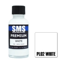 Premium White Acrylic Lacquer 30ml PL02