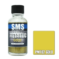 Metallic Gold Acrylic Lacquer Paint 30ml PMT02