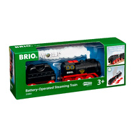 Battery Operated Steaming Train 3pc (BRI33884)