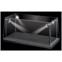 1:18 Black LED Display Case (L) 35.5cm x (W) 15.6cm x (H) 16cm KC9920