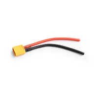 XT-60 Male with 12 AWG 10cm Silicone Wire (TRC-XT60M-12-10)