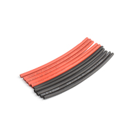 3mm PE Heat Shrink Red &amp; Black 10cm long, 5 Sets/Bag (TRC-1502-3)