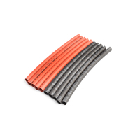 4mm PE heat Shrink Red &amp; Black 10cm Long (Trc-1502-4)