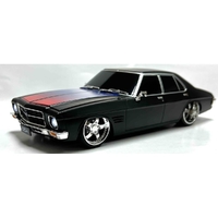 1:24 Matte Black w/Red/Blue Colour Shift Stripe Holden HQ DDALU13