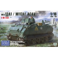 1:16 M113A1/M113A1 ACAV Armoured Personel Carrier Plastic Model Kit (AHHQ-009)