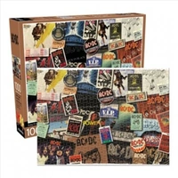 AC/DC Album Cover Collage 1000pc puzzle ( JP-65305)
