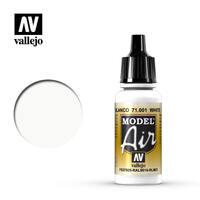 Model Air White 17ml Acrylic Airbrush Paint (AV71001)