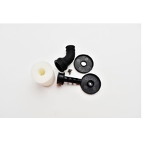 1:10 Air Filter Black and Black elbow (MY1053-1BK)