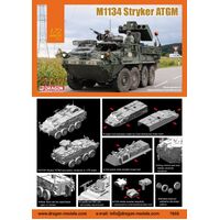  1:72 M1134 Stryker ATGM Plastic Model Kit 7685