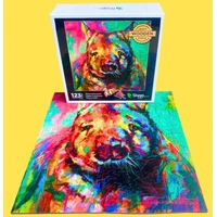 Wombat 123 Pieces Wooden Jigsaw Puzzle (048328)