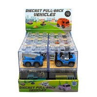 Diecast Pull-Back Vehicles - Construction Series (VE101DP)