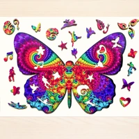 Brilliant Butterfly 167pcs Wooden Jigsaw (416103)