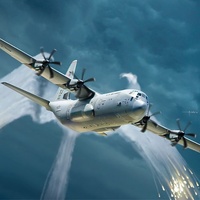 1:144 C-130J-30 Super Hercules Plastic Model Kit *Aus Decals* (ACA-12631)