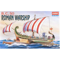 1:72 Roman Warship Circa B.C 50 Plastic Model Kit (ACA-1407)