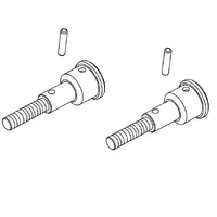  Axle w/pin 2pcs (BS903-013)