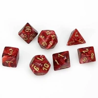 Vortex Burgundy/Gold 7-Die Set (CHX27434)
