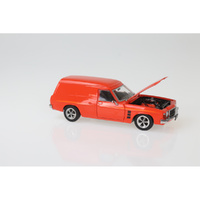 1:24 Mandarin Red 1975 HJ Holden Sandman Panelvan Fully Detailed (DDA521)
