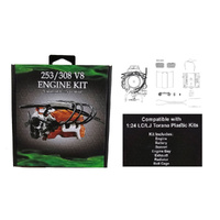 1:24 LC/LJ 253/308 V8 Engine Plastic Kit Accessory (wasDDA624A) DDAAAC002