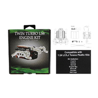 1:24 LC/LJ Twin Turbo LS6 Torana Engine Plastic Kit Accessory (was DDA625A) DDAAC003