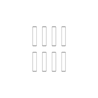 Wheel Hex Pins (8pcs)MJXS- M20101