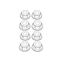 M4 Wheel Lock Nut (8pcs)  MJX-M40