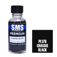 Premium Chassis Black Acrylic Lacquer Paint 30ml PL178