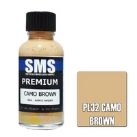 Premium Camo Brown Acrylic Lacquer Paint 30ml PL32