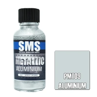 Metallic Aluminum Acrylic Lacquer Paint 30ml PMT09