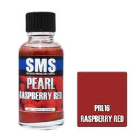 Pearl Raspberry Red Acrylic Lacquer Paint 30ml PRL16