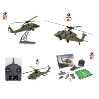 K170 Black Hawk UH-60L four way, Four blade Non Aileron Helicopter (WLK170)